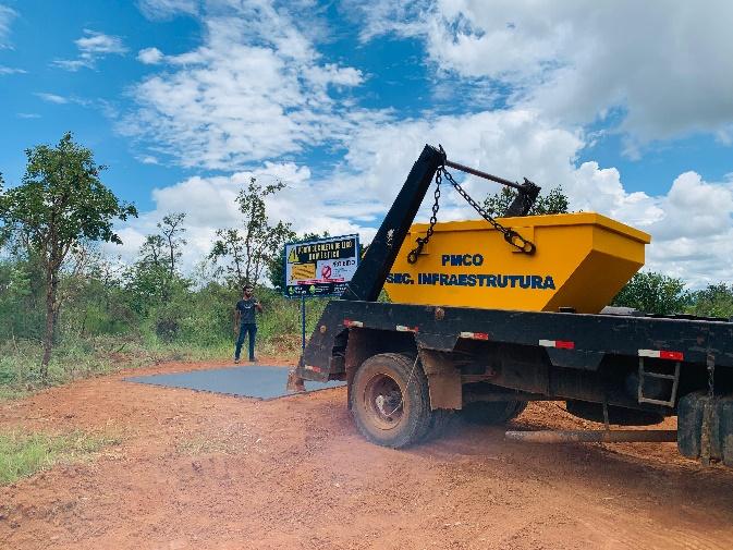 INSTALAÇÃO DE BASES PARA PONTOS DE COLETA DE LIXO DOMÉSTICO