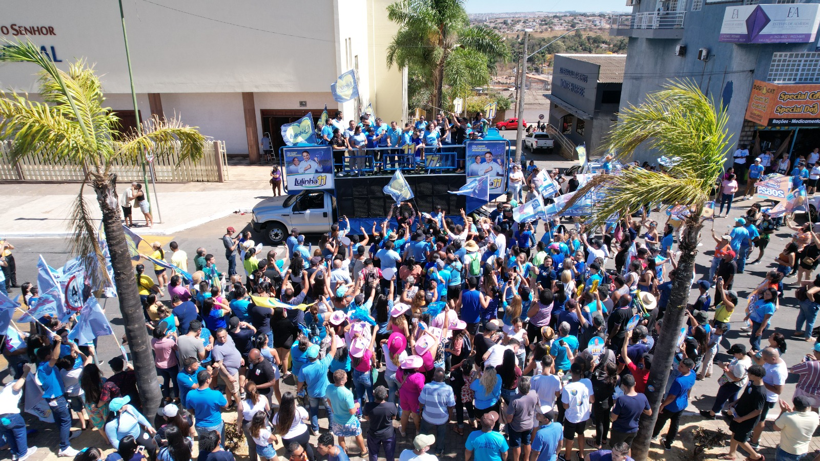 Caminhada do 11 Marca Lançamento de Campanha Eleitoral