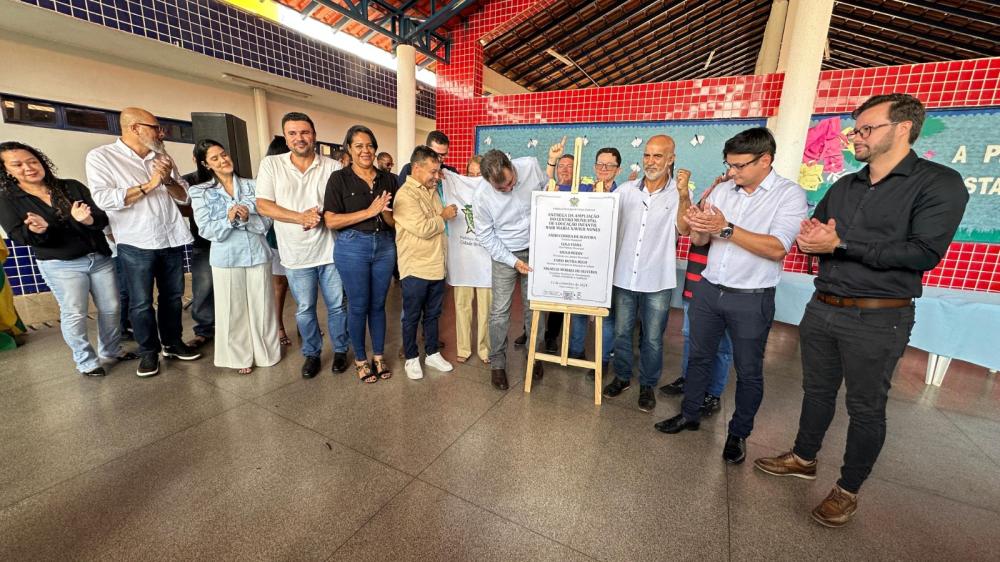 Cidade Ocidental celebra ampliação do Centro Municipal de Educação Infantil Nair Maria Xavier Nunes